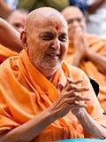  Swamishri in a divine, jovial mood