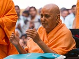  Swamishri in a divine, jovial mood