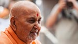 Swamishri in a divine, jovial mood 