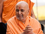  Swamishri in a divine, jovial mood