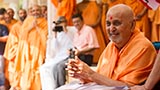 Swamishri in a divine, jovial mood