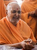  Swamishri in a divine, jovial mood