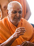  Swamishri in a divine, jovial mood