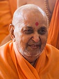  Swamishri in a divine, jovial mood