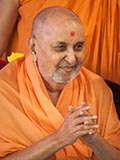  Swamishri in a divine, jovial mood