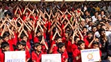  Students from BAPS Vidyamandir, Nagpur doing darshan of Swamishri