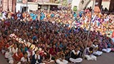  Devotees doing darshan of Swamishri