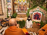  Swamishri engrossed in darshan