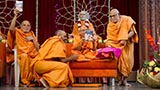  Senior sadhus inaugurate a DVD, 'Sant Param Hitkari'