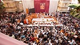  Devotees doing darshan of Swamishri