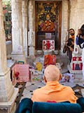  Swamishri engrossed in darshan