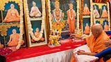  Swamishri performs pujan of murtis for Kolvada Mandir