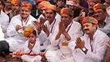  Devotees from Rajasthan doing darshan of Swamishri