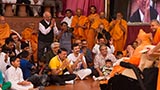  Devotees doing darshan of Swamishri