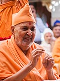  Swamishri in a divine, jovial mood