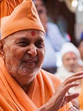  Swamishri in a divine, jovial mood
