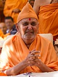  Swamishri in a divine, jovial mood