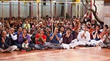  Devotees doing darshan of Swamishri
