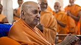 Swamishri in a divine mood