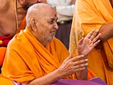  Swamishri in a divine, jovial mood