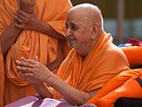  Swamishri in a divine, jovial mood