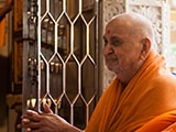  Swamishri in a divine, jovial mood