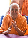  Swamishri in a divine, jovial mood