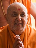  Swamishri in a divine, jovial mood