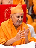  Swamishri blesses devotees