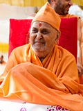  Swamishri in a divine, jovial mood