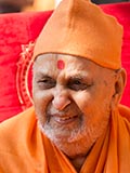  Swamishri in a divine, jovial mood