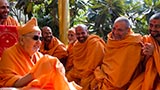  Swamishri in a divine, jovial mood