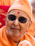  Swamishri in a divine, jovial mood
