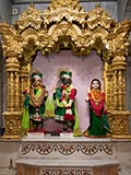 Shri Harikrishna Maharaj and Shri Radha-Krishna Dev