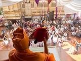  Swamishri in a divine, jovial mood