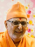 Swamishri in a divine, jovial mood