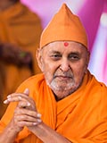  Swamishri in a divine, jovial mood