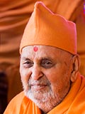  Swamishri in a divine, jovial mood