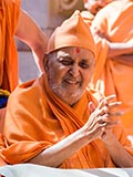  Swamishri in a divine, jovial mood