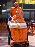  Swamishri in a divine, jovial mood