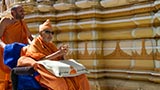  Swamishri in the mandir pradakshina