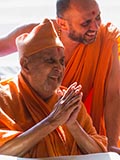  Swamishri in a divine, jovial mood