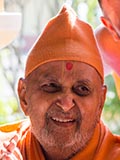  Swamishri in a divine, jovial mood