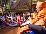  A skit presentation before Swamishri