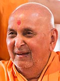  Swamishri in a divine, jovial mood