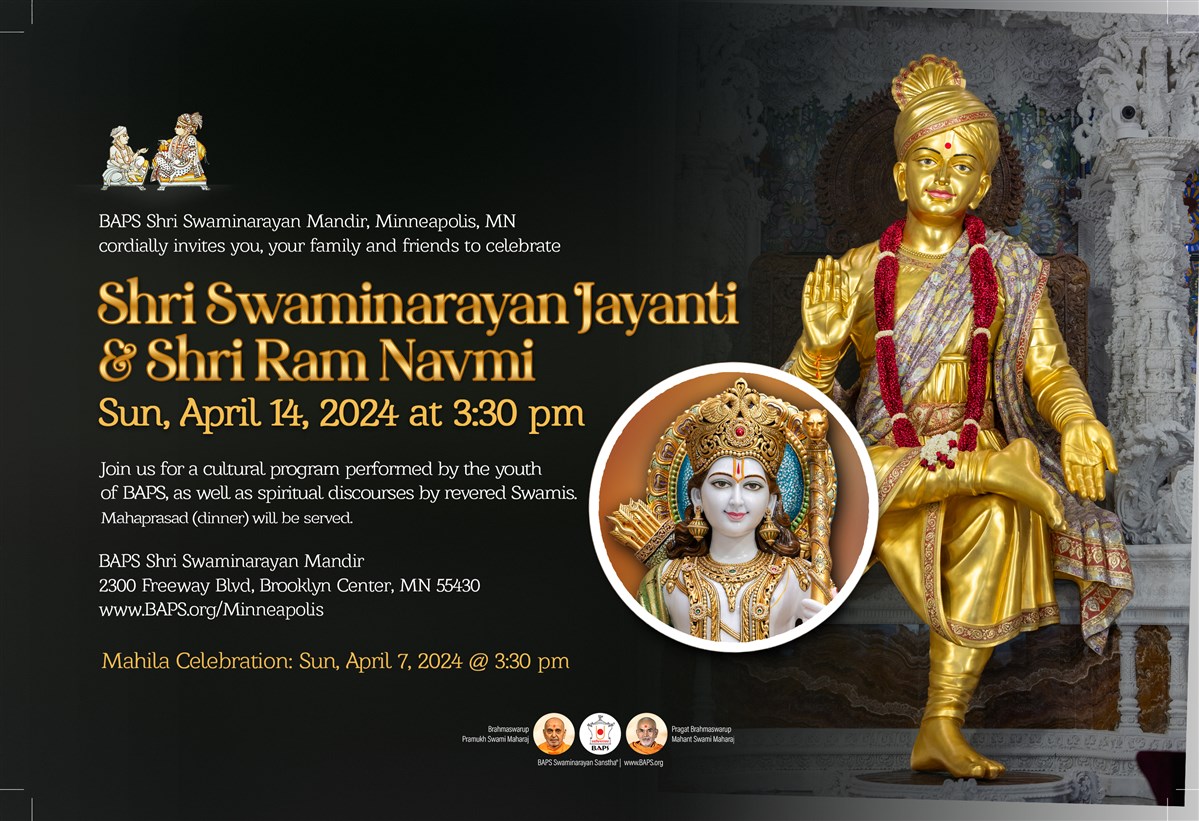 Shri Swaminarayan Jayanti & Shri Ram Navami