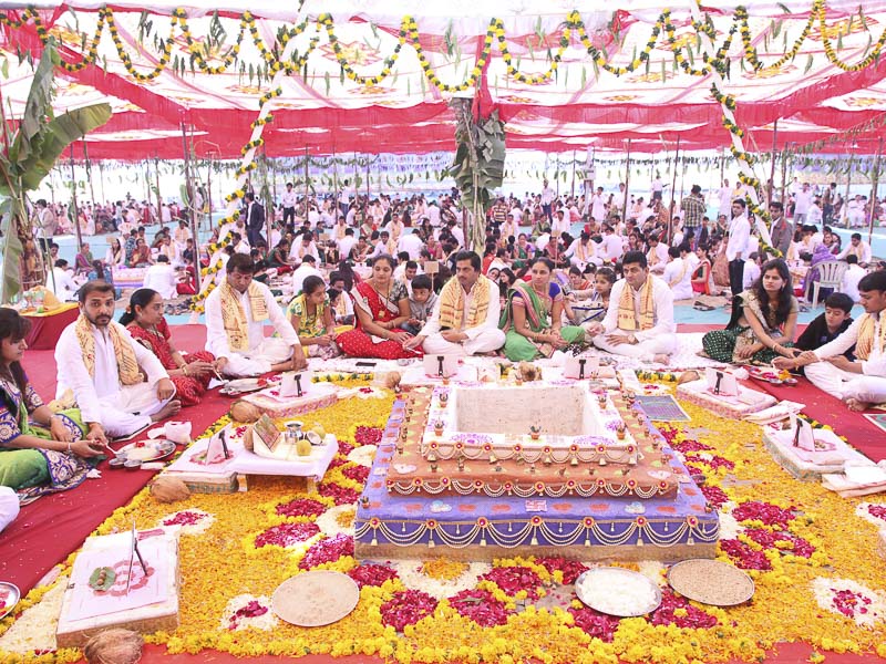 Murti-Pratishtha Yagna for the BAPS Shri Swaminarayan Mandir, Chitrakut