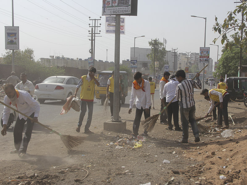 BAPS Cleanliness Drive, Rajkot