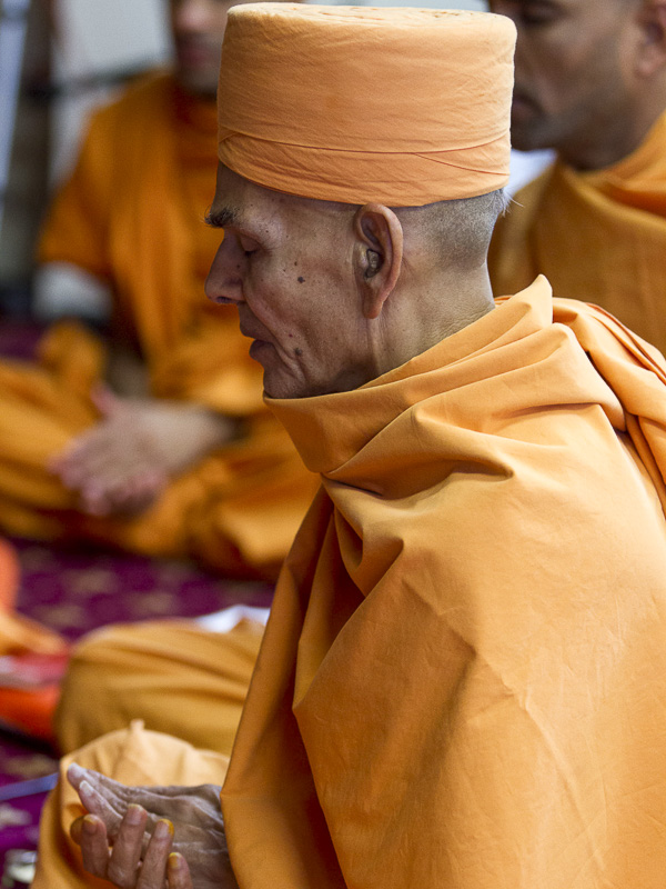 Pujya Mahant Swami performs murti-pratishtha mahapuja