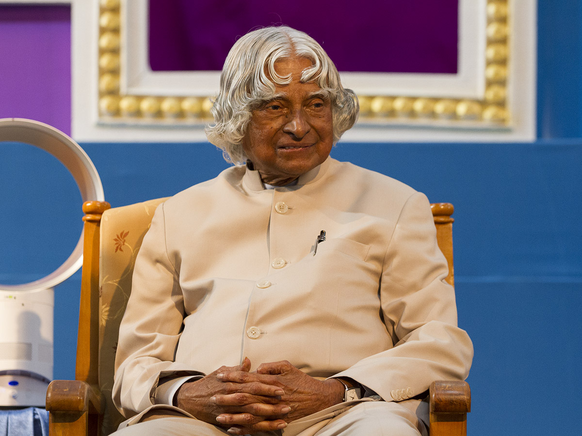 Dr. Kalam during the assembly